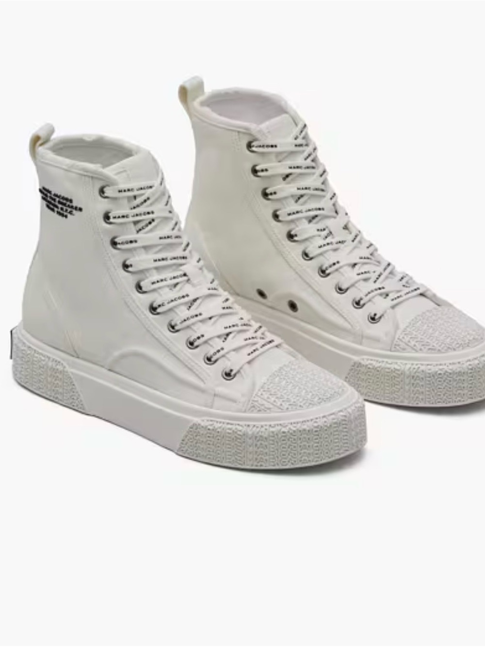 Marc Jacobs White The High-Top Sneaker size 39